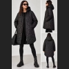 Lekka kurtka oversize pikowana w kwiatowy wzór
